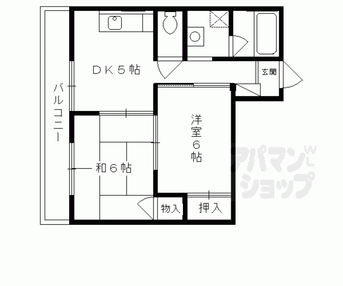 【マンションさくらぎ】間取