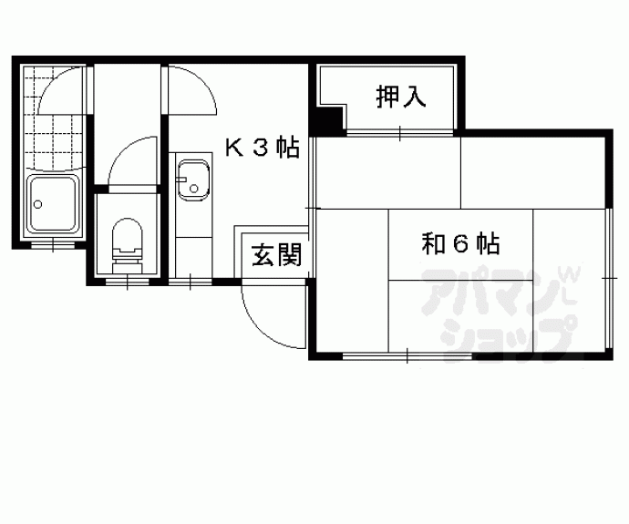 【ハイツ平和】間取