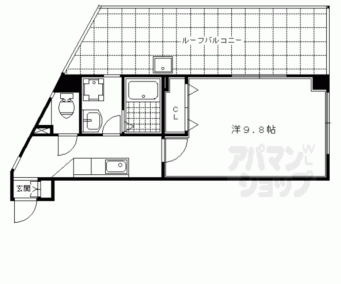 【サンクラージュ山科三条】間取