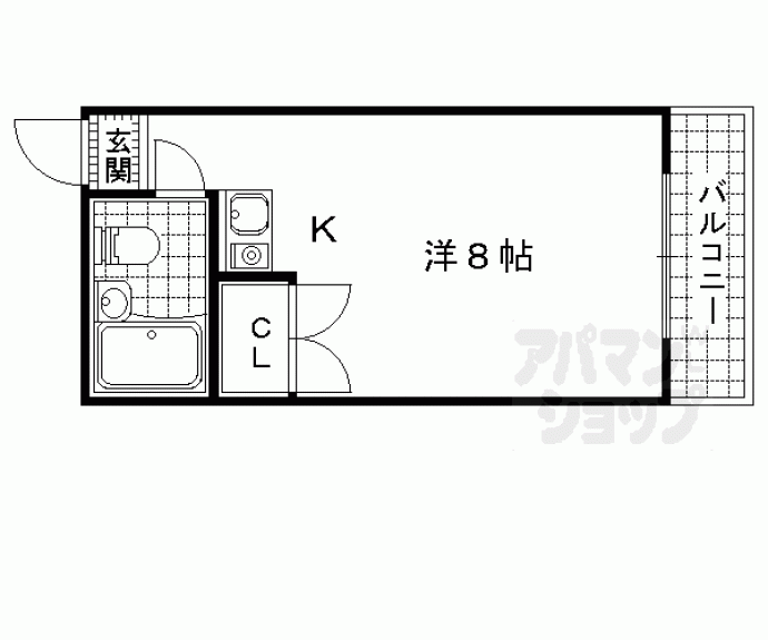 【レスポワール山科】間取