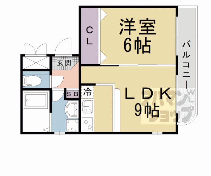 【サンクラージュ山科駅前】間取