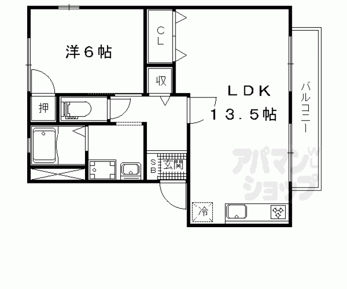 【ビューテラス山科】間取