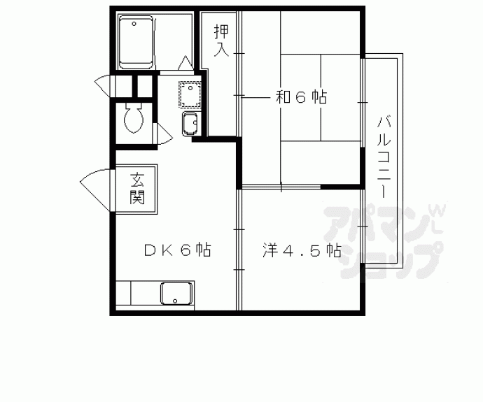 【サングリーンハイツ】間取