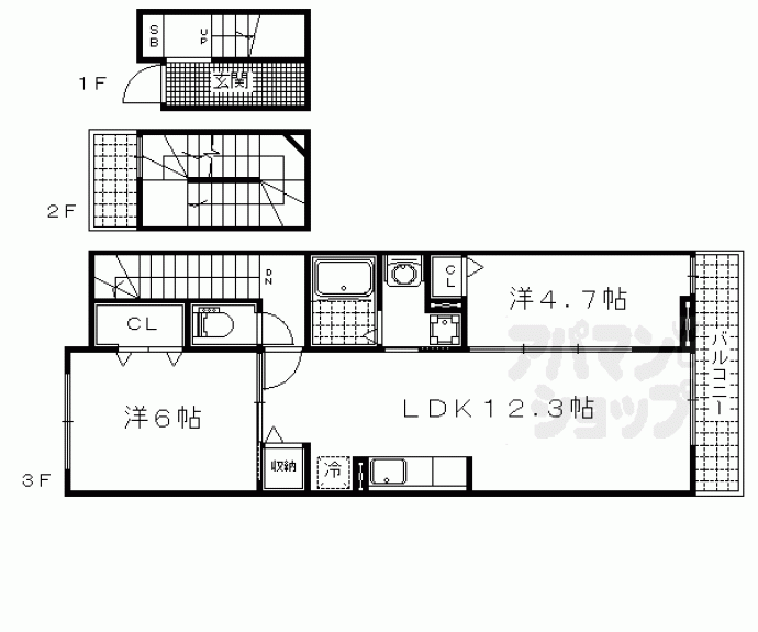 【アルドーレ　ブラン】間取