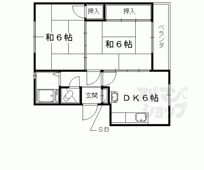 【八代マンション】間取