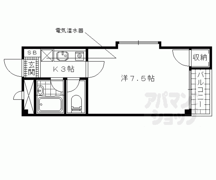 【メゾンドカルム】間取