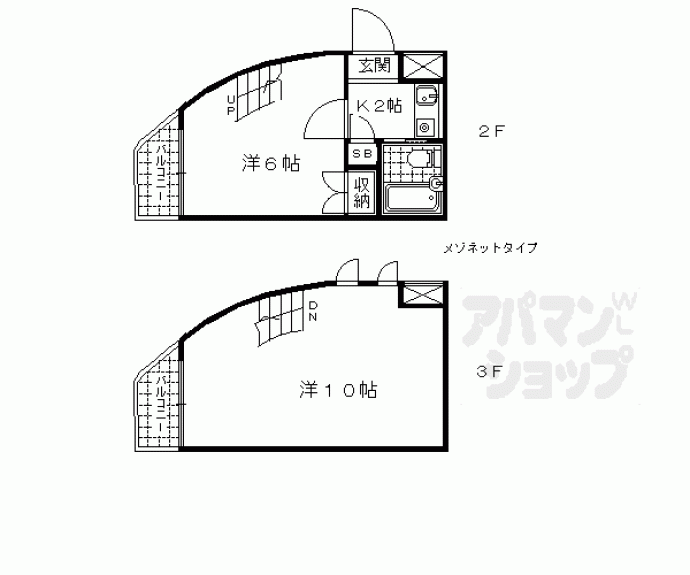 【ＦＬＯＴ　ＨＯＵＳＩＮＧ】間取