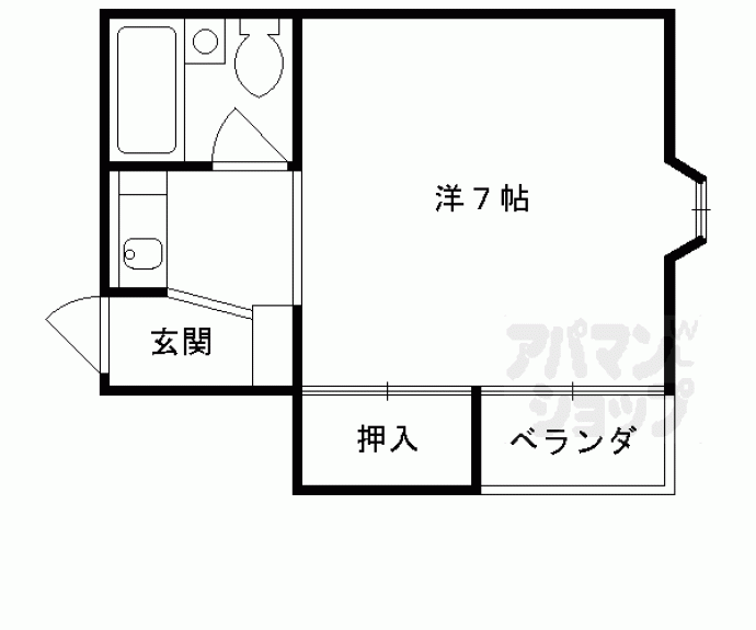 【ヒューゲル京都】間取