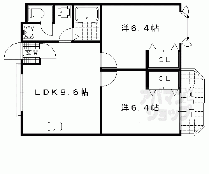 【ショーミエール安朱】間取