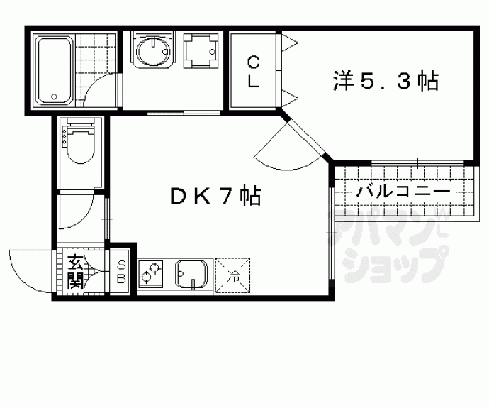 【グラン・ジュテ烏田】間取