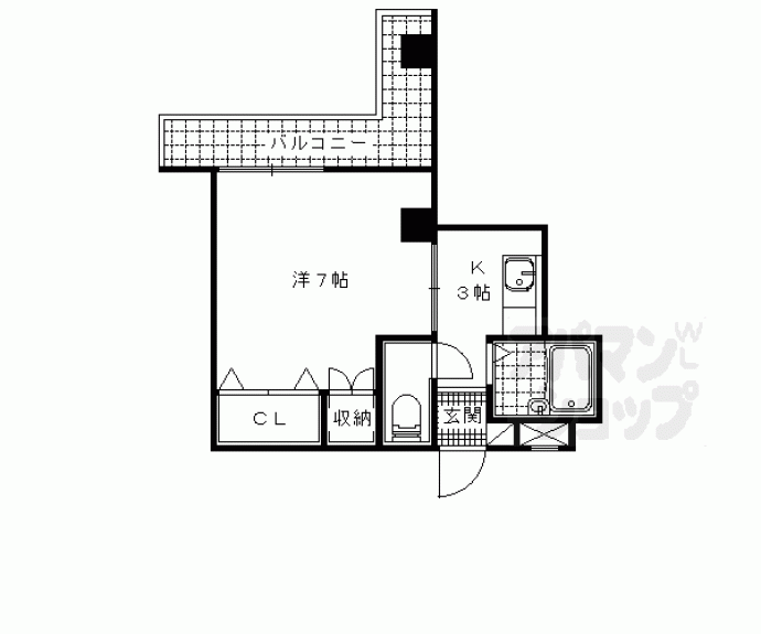 【山科アーバンコテージ】間取