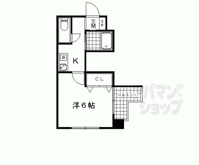 【山科アーバンコテージ】間取