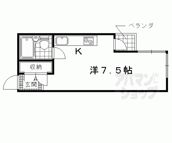 【レナジア椥辻】間取