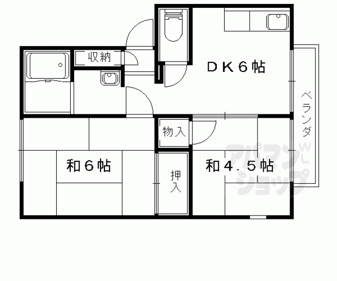 【ウィンディア大塚　Ａ棟】間取