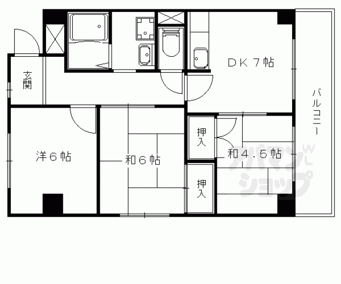 【ロイヤル現代】間取