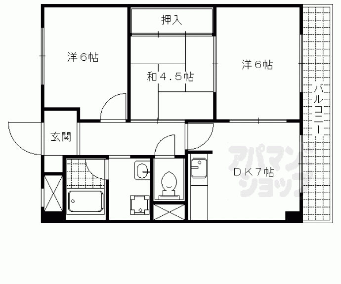 【ロイヤル現代】間取