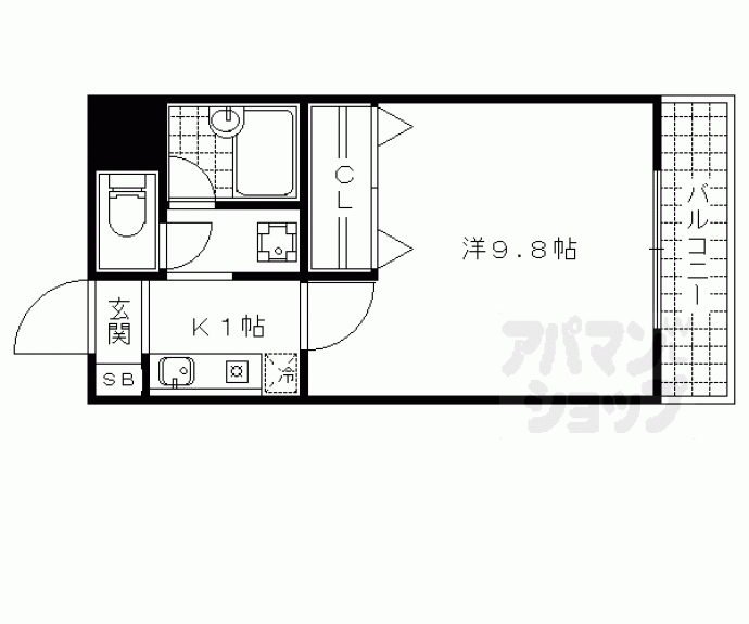 【サンライフ山科】間取