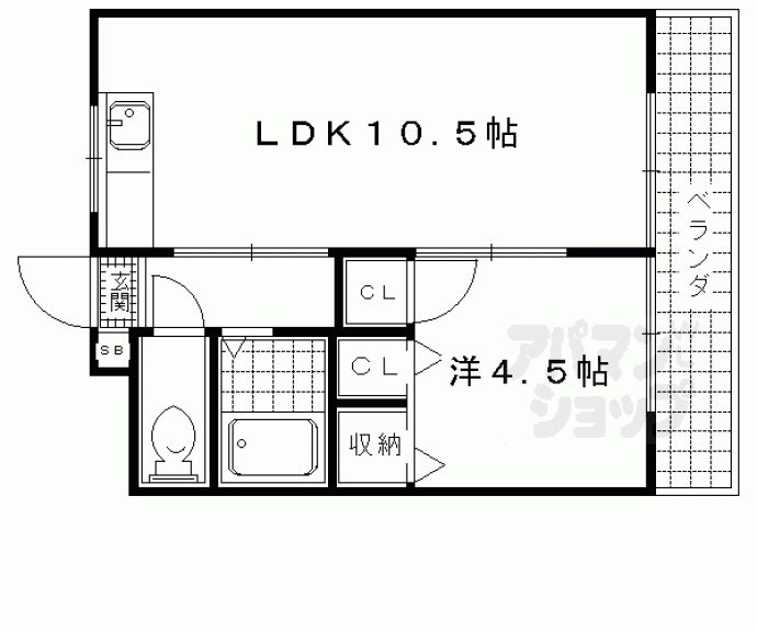 【メゾンソレイユ】間取