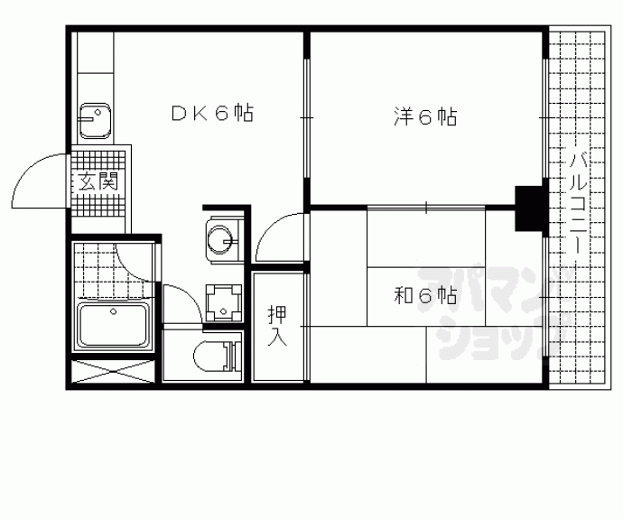 【ヴィエント北花山】間取