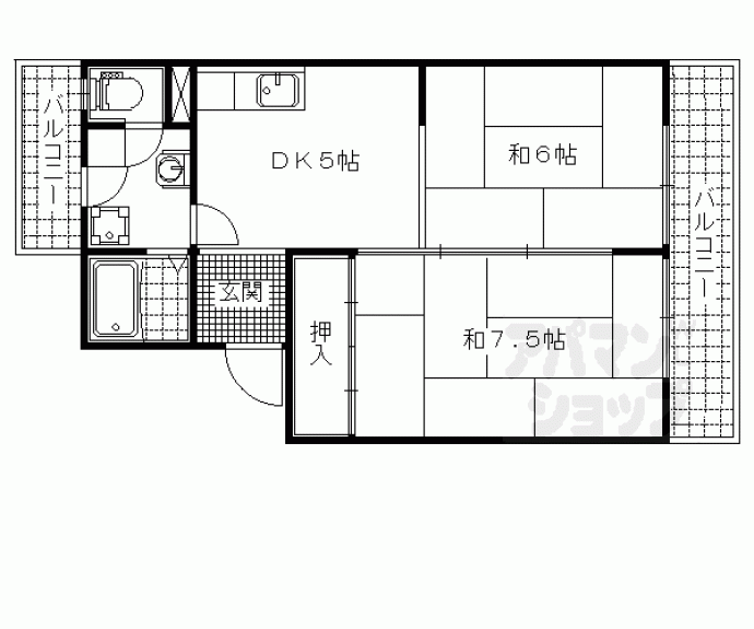 【ハイツクローバー】間取