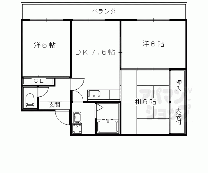 【コーポ弘和】間取