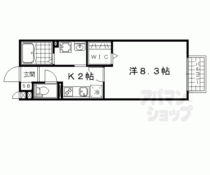 【スタシオン東野・アクシス　Ａ棟】間取