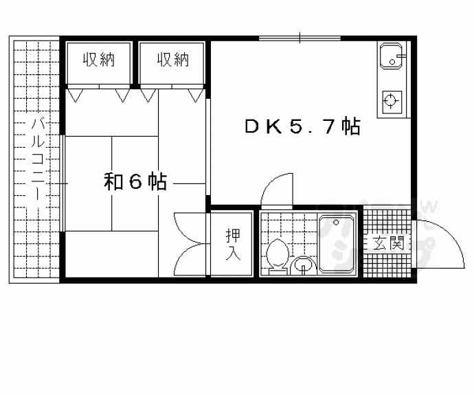 【アースコート四ノ宮】間取