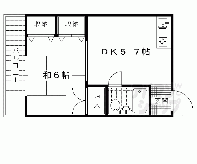 【アースコート四ノ宮】間取