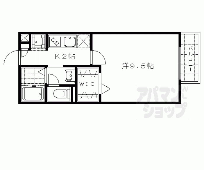 【シャトレコーポラス】間取