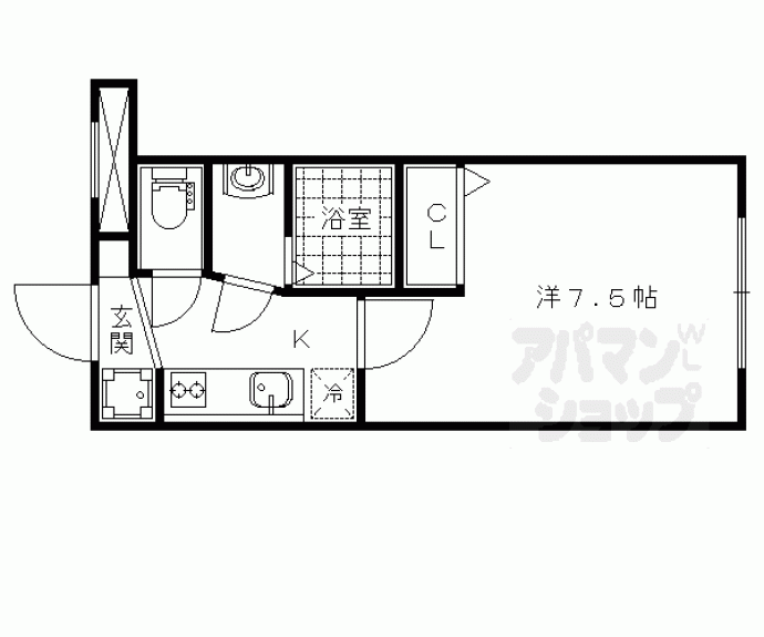 【プルーリオン山科駅前】間取