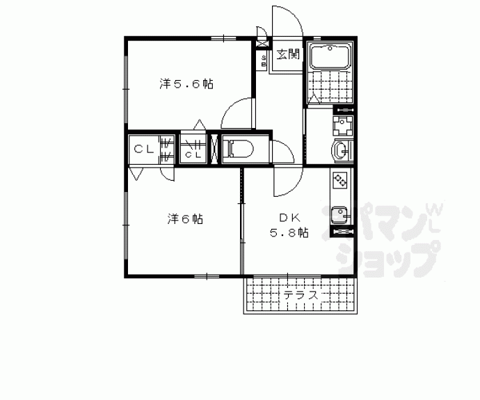 【シャーメゾンラポ】間取