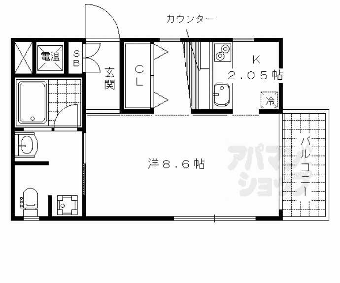 【ｒａｒａ　ｃａｓａ】間取