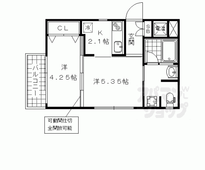 【ｒａｒａ　ｃａｓａ】間取