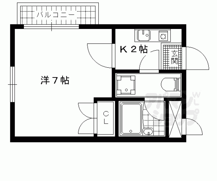 【グラッツアモーレ山科】間取