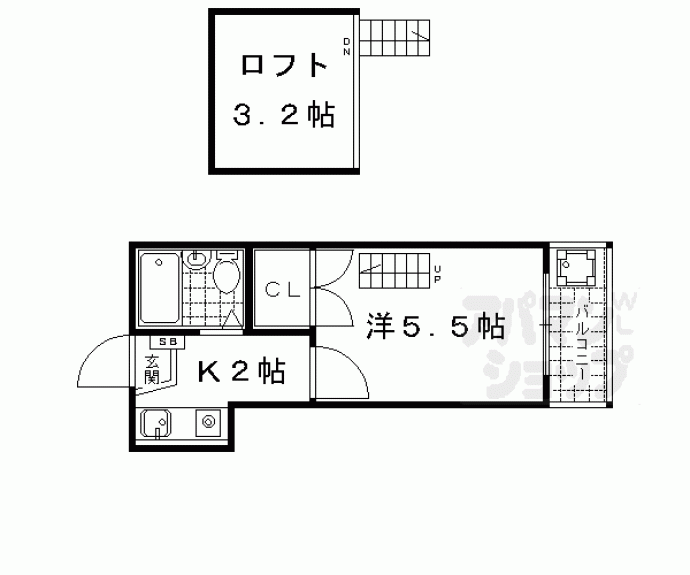 【ケーズ山科】間取