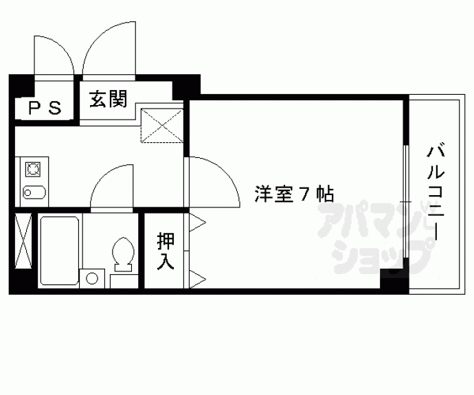 【ザ・シティ勧修寺】間取