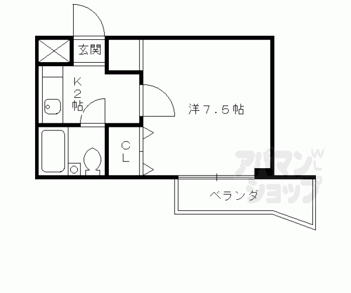 【四ノ宮コート】間取