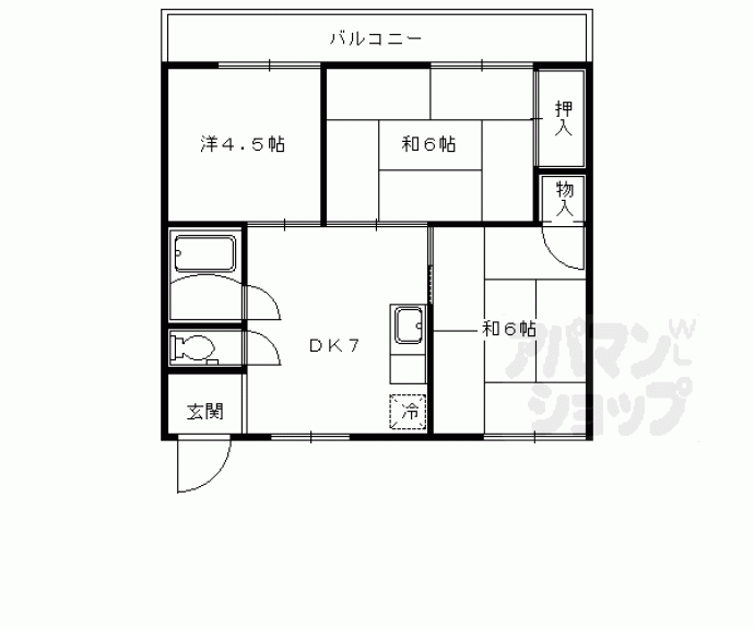 【シャトレ森田】間取