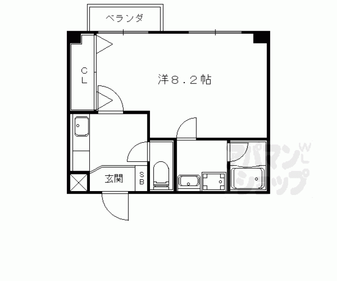 【プラネシア星の子山科駅前】間取