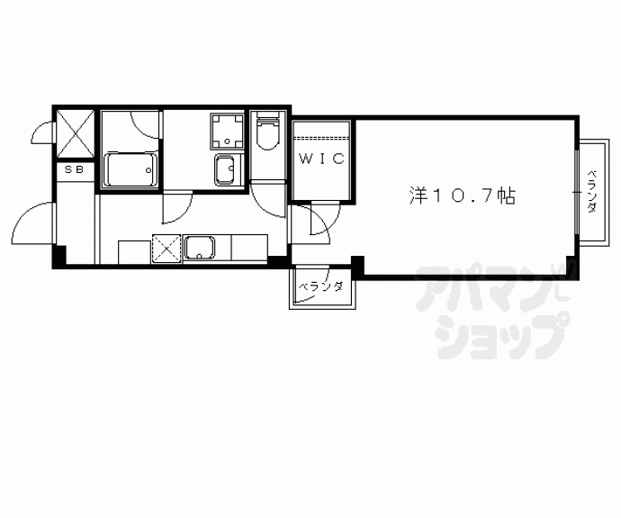 【プラネシア星の子山科駅前】間取