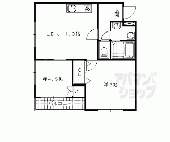 【レ・セーナ】間取