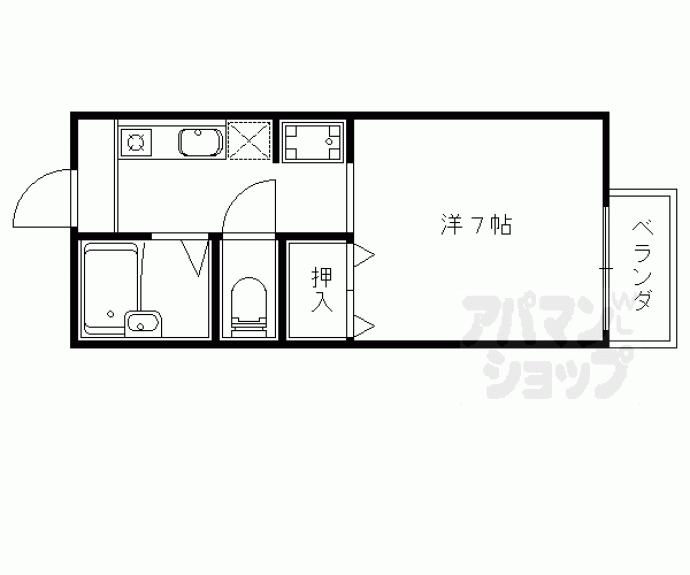 【ディアス北花山】間取