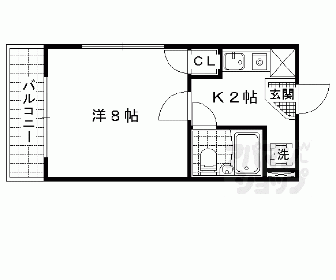 【ベルメゾン小野】間取