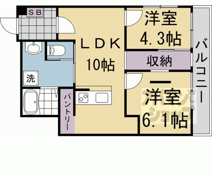 【ロイヤルハイツ秀】間取