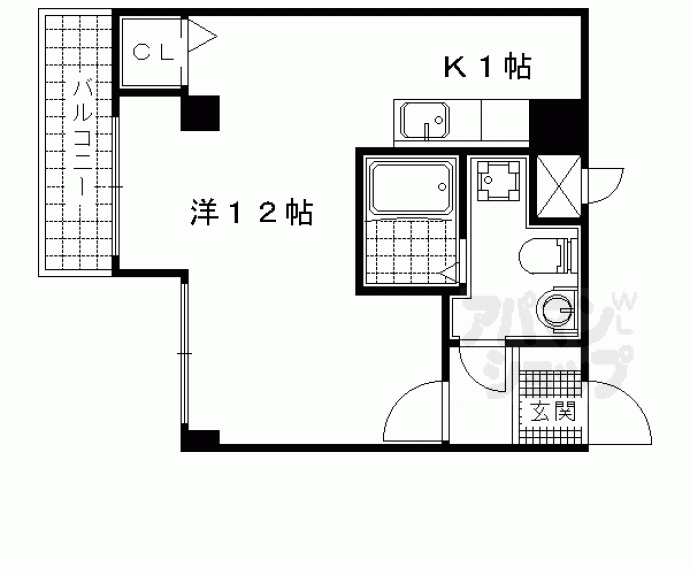 【アマルフィ山科】間取