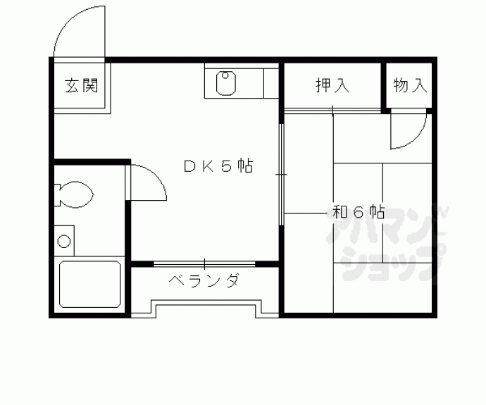 【ヴィラ勧修寺】間取