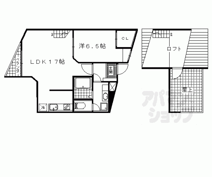 【ＰＡＲＫ　ＨＩＬＬＳ　ＯＹＡＫＥ】間取