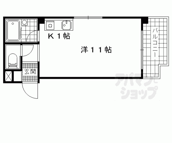 【プルミエール勧修寺】間取