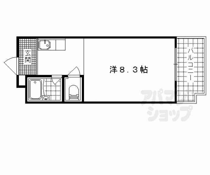 【プルミエール勧修寺】間取