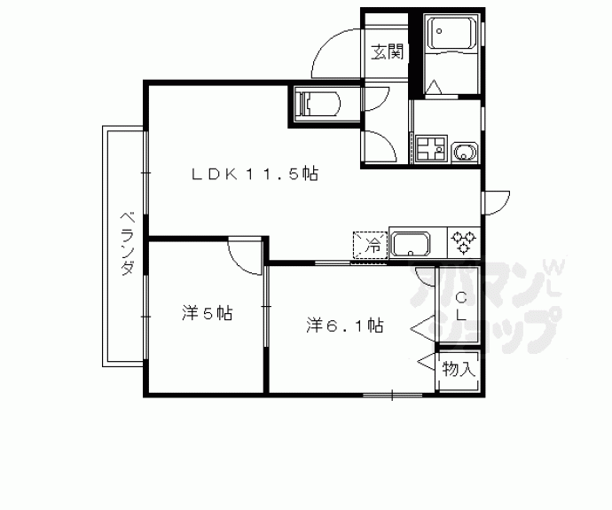 【ソフィア山科】間取